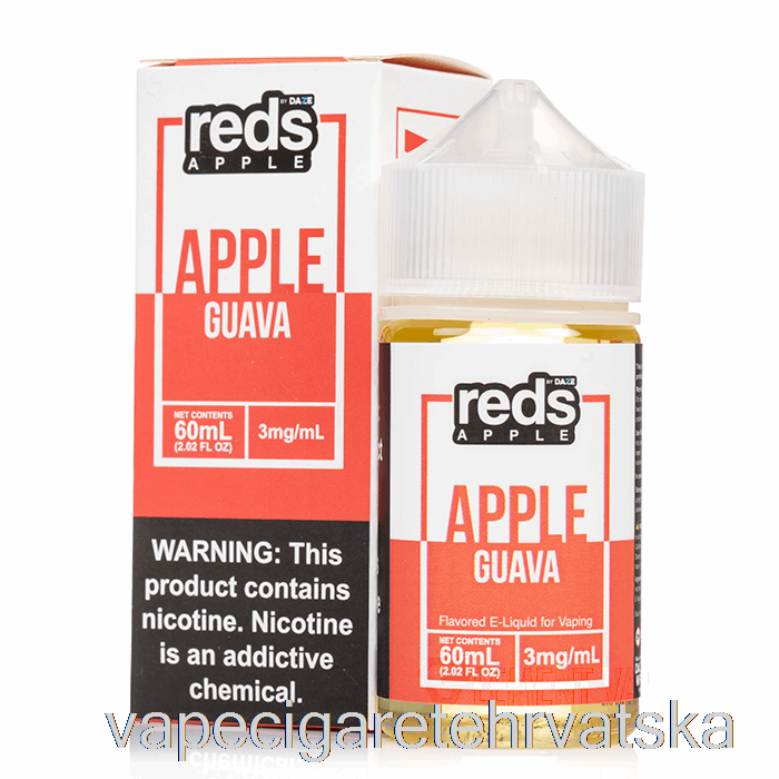 Vape Cigarete Guava - E-sok Od Crvene Jabuke - 7 Daze - 60 Ml 0 Mg